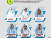 Selamat, Enam Santri Tholibah MA Ponpes Nurul Fikri Banjarbaru Juara Kompetisi Sains Madrasah Tingkat Kota